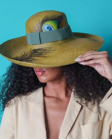 Chapéu Panamá AVESTRUZ